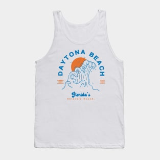 Retro Daytona Beach Florida Sunset Tank Top